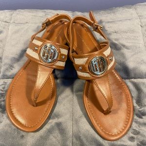 Tommy Hilfiger thong, slingback sandals